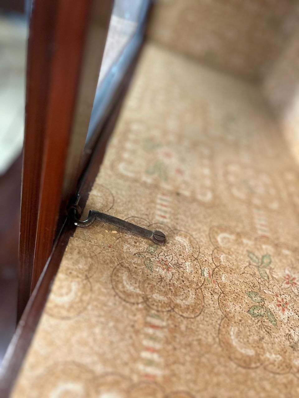 18th Century Georgian Step Back 2 Door Book Cabinet