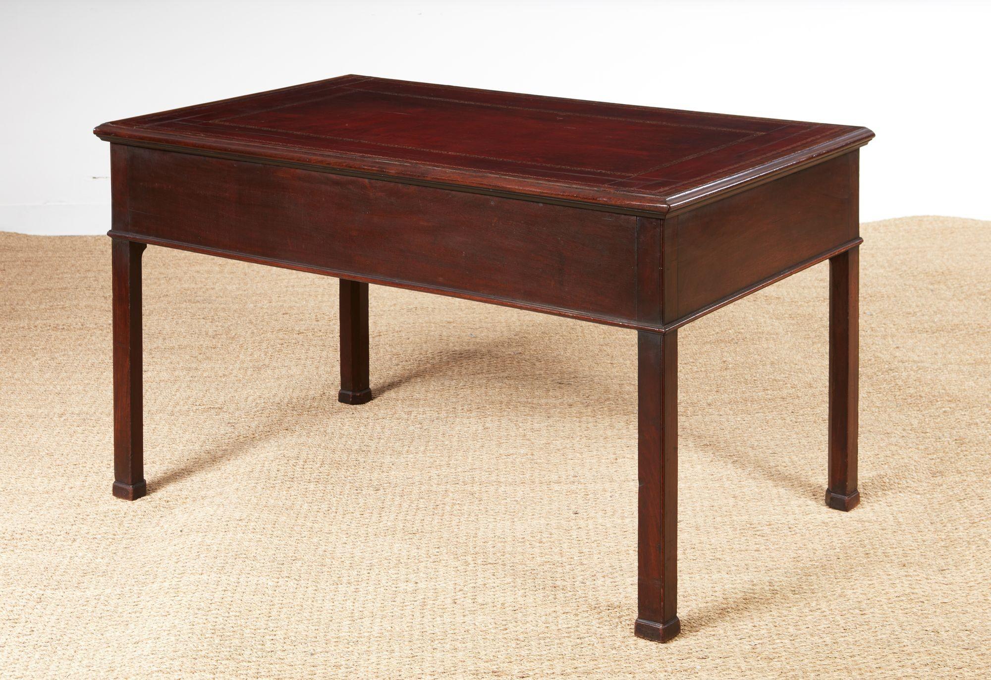 Georgian Stepped Front Writing Table For Sale 6