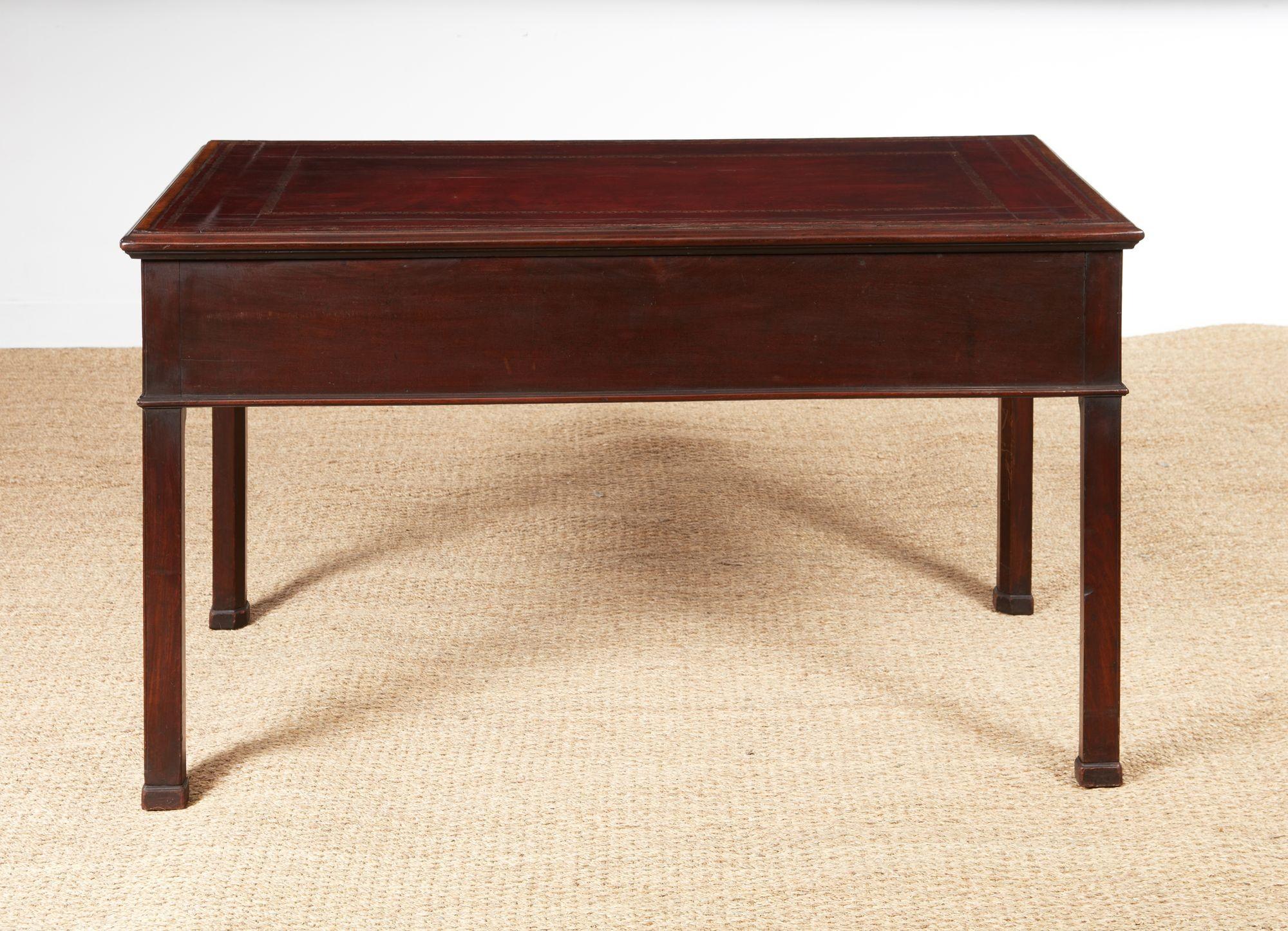Georgian Stepped Front Writing Table For Sale 7