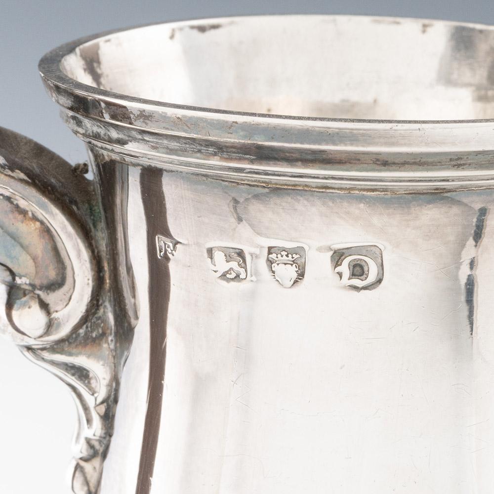 Georgian Sterling Silver Coffee Pot London 1769 For Sale 4