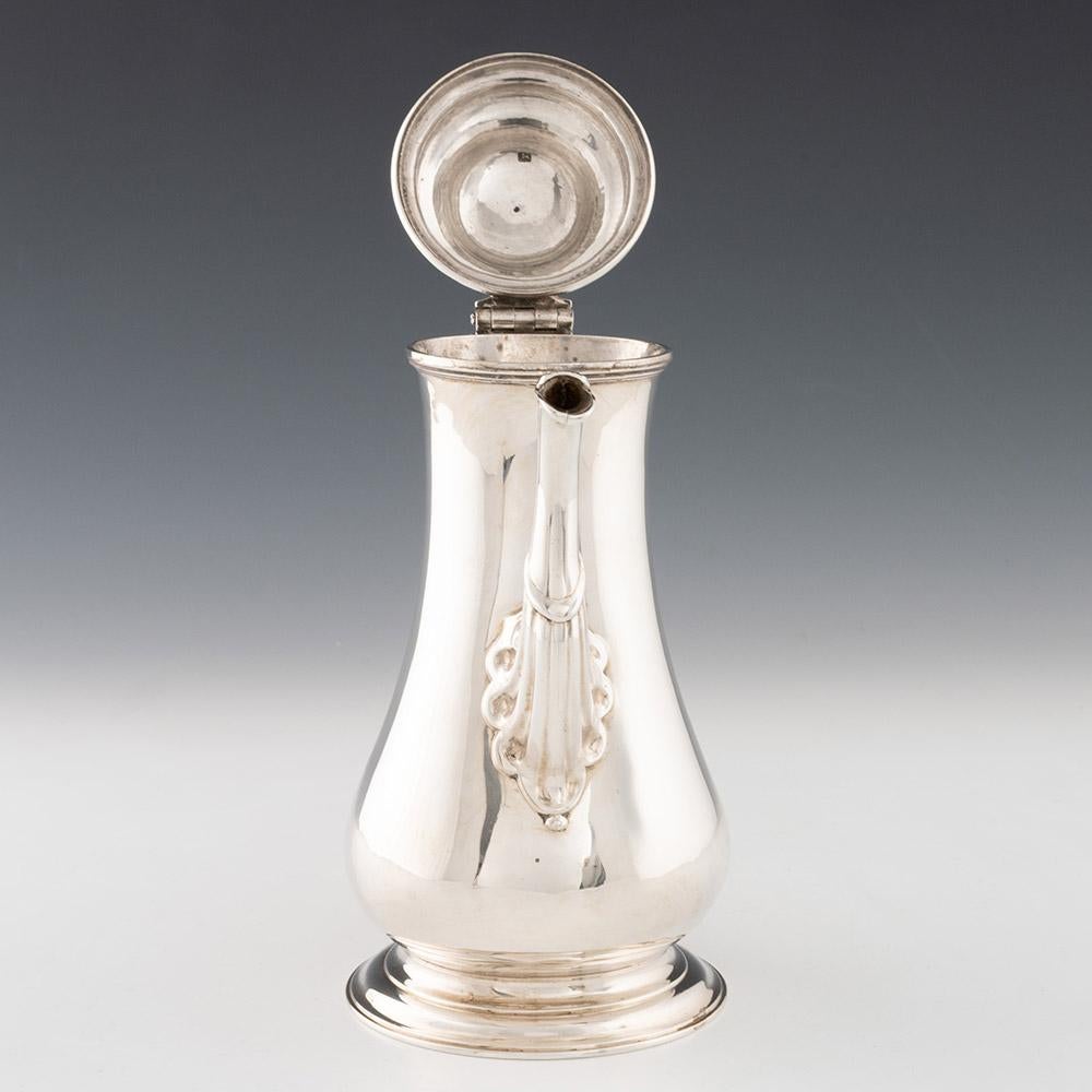 Georgianische Sterling Silber Kaffeekanne London 1769 im Angebot 2