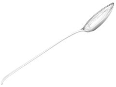 Georgian Sterling Silver Old English Pattern Gravy Straining Spoon