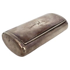 Antique Georgian Sterling Silver Snuff Box by Joseph Ash I – London, 1802
