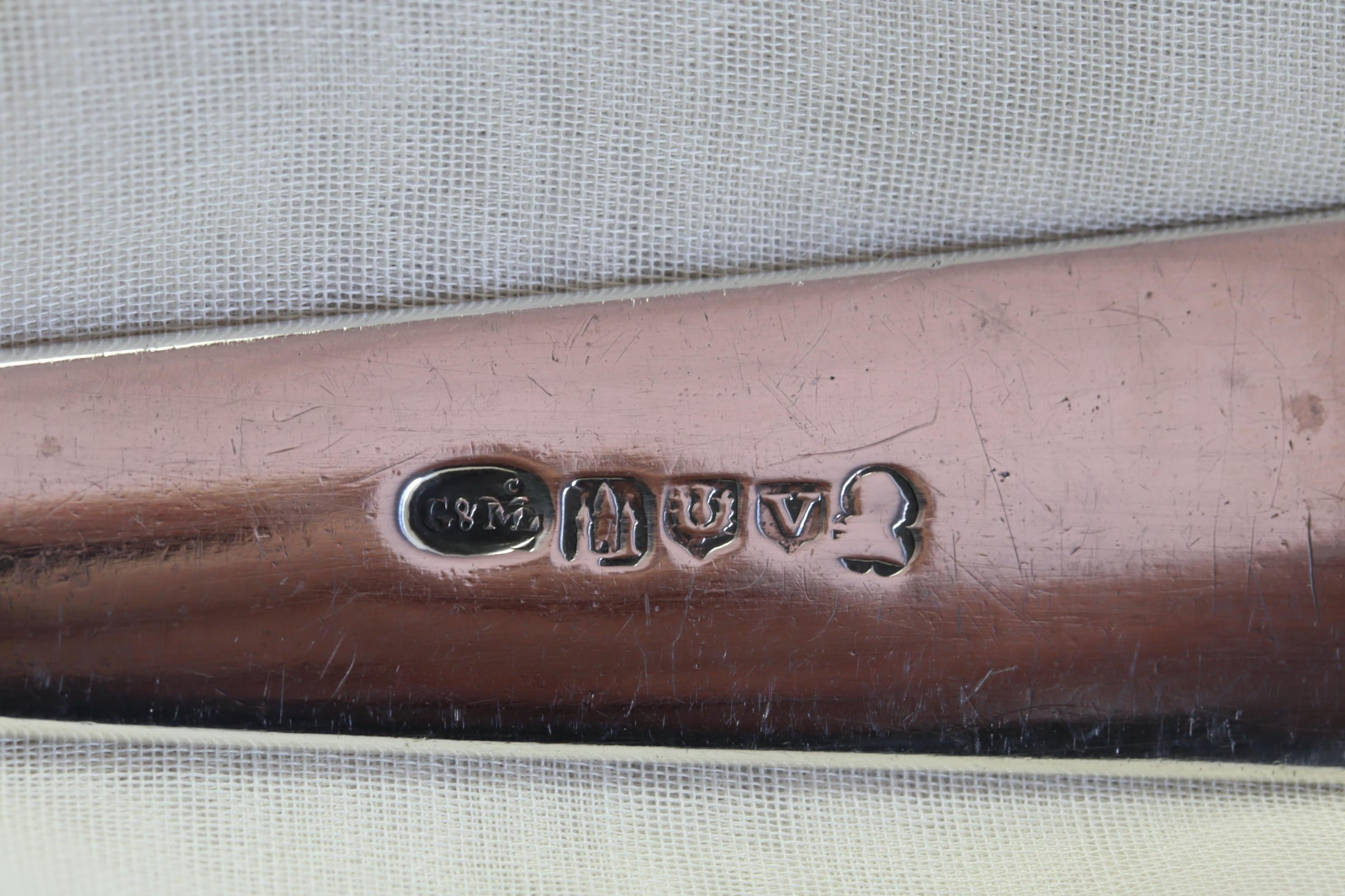 Scottish Georgian sterling silver soup ladle Edinburgh 1801 For Sale