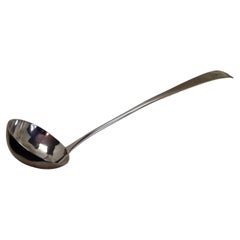 Georgian sterling silver soup ladle Edinburgh 1801