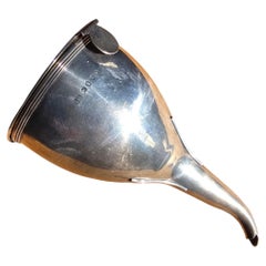 Georgian Sterling Silver Wine Funnel London Silversmith 'Solomon Hougham' 1812