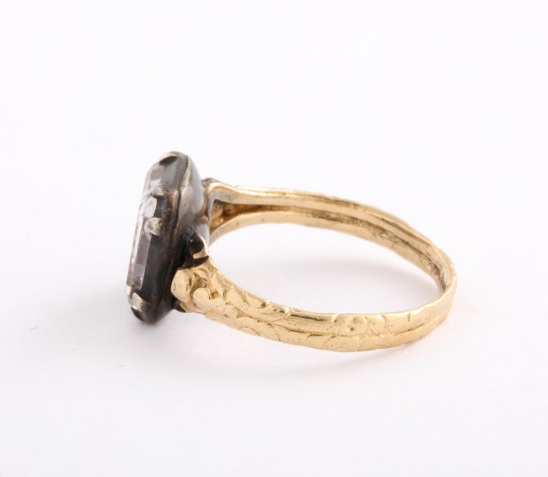Georgian Stuart Crystal Ring, 18th Century In Excellent Condition For Sale In Stamford, CT