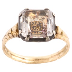 Georgian Stuart Crystal Ring, 18th Century