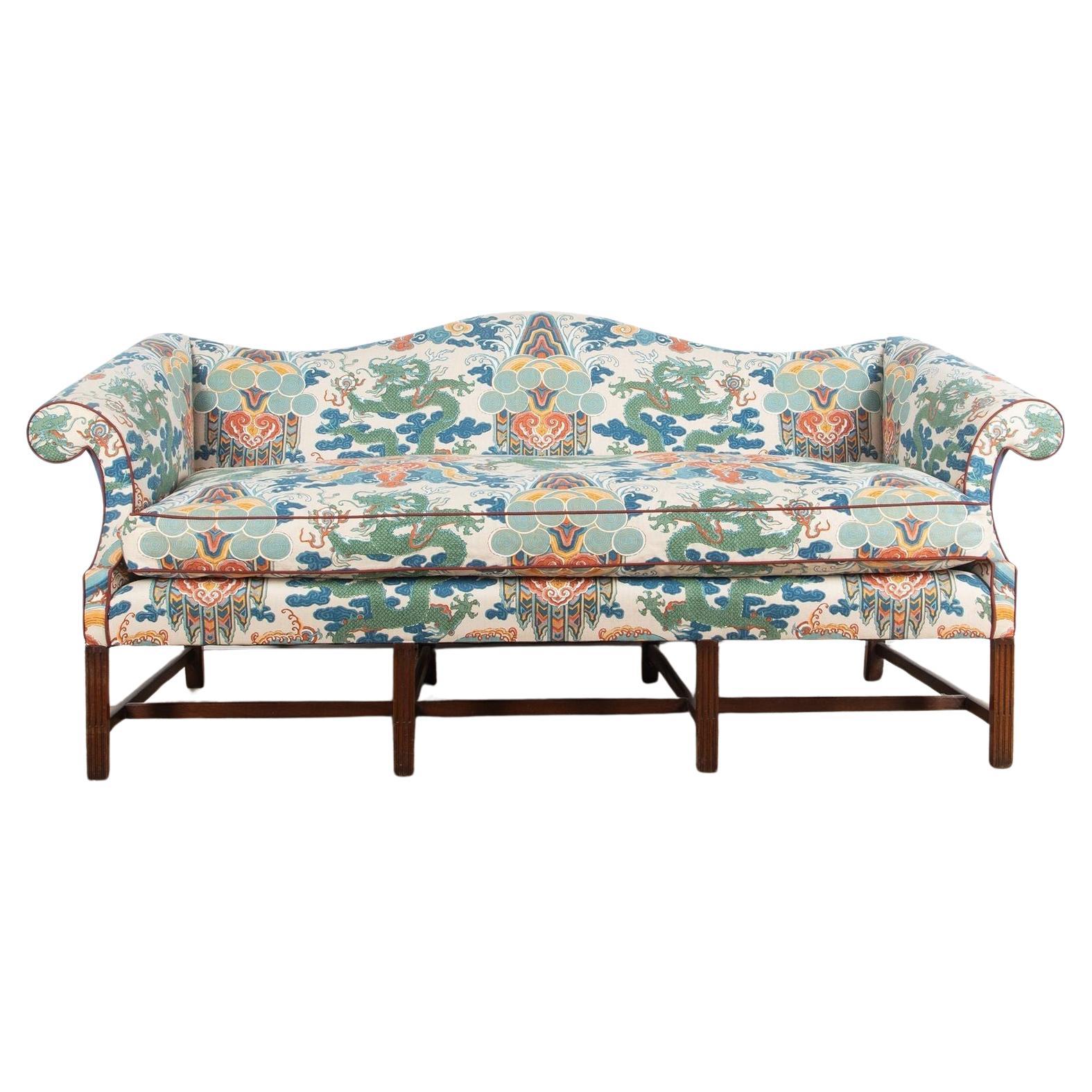 Chinesisches Chippendale"-Sofa im georgianischen Stil des 20.