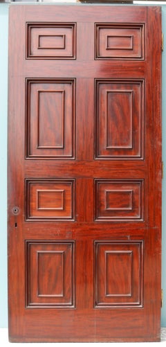 Georgian Style Antique Mahogany Door