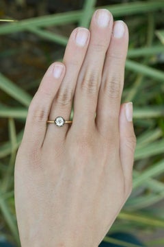 The Georgian Diamond Solitaire Engagement Ring