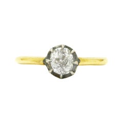 The Georgian Diamond Solitaire Engagement Ring