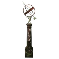 Armillary Sundial im georgianischen Stil