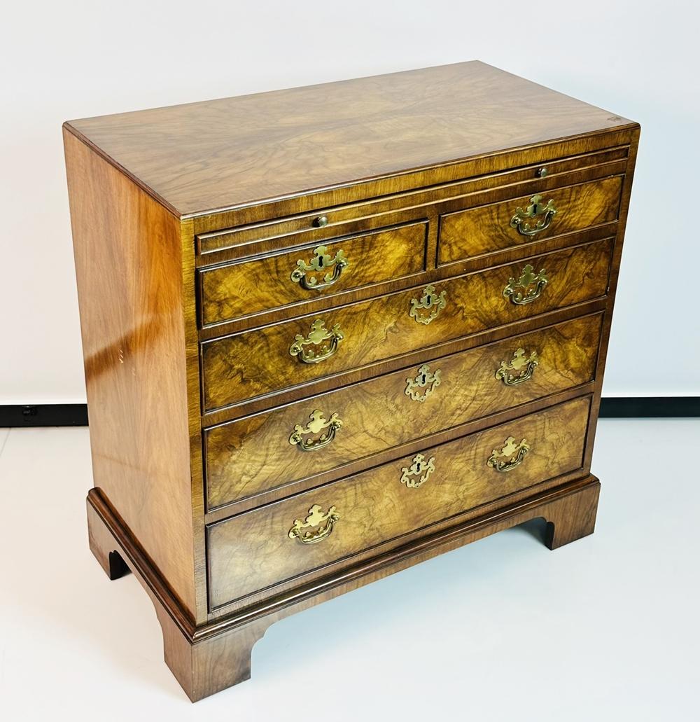 Brass Georgian Style Bachelor's Chest of Drawers by Barker Furniture