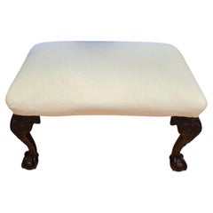 Georgian Style Ball & Claw Foot Bench