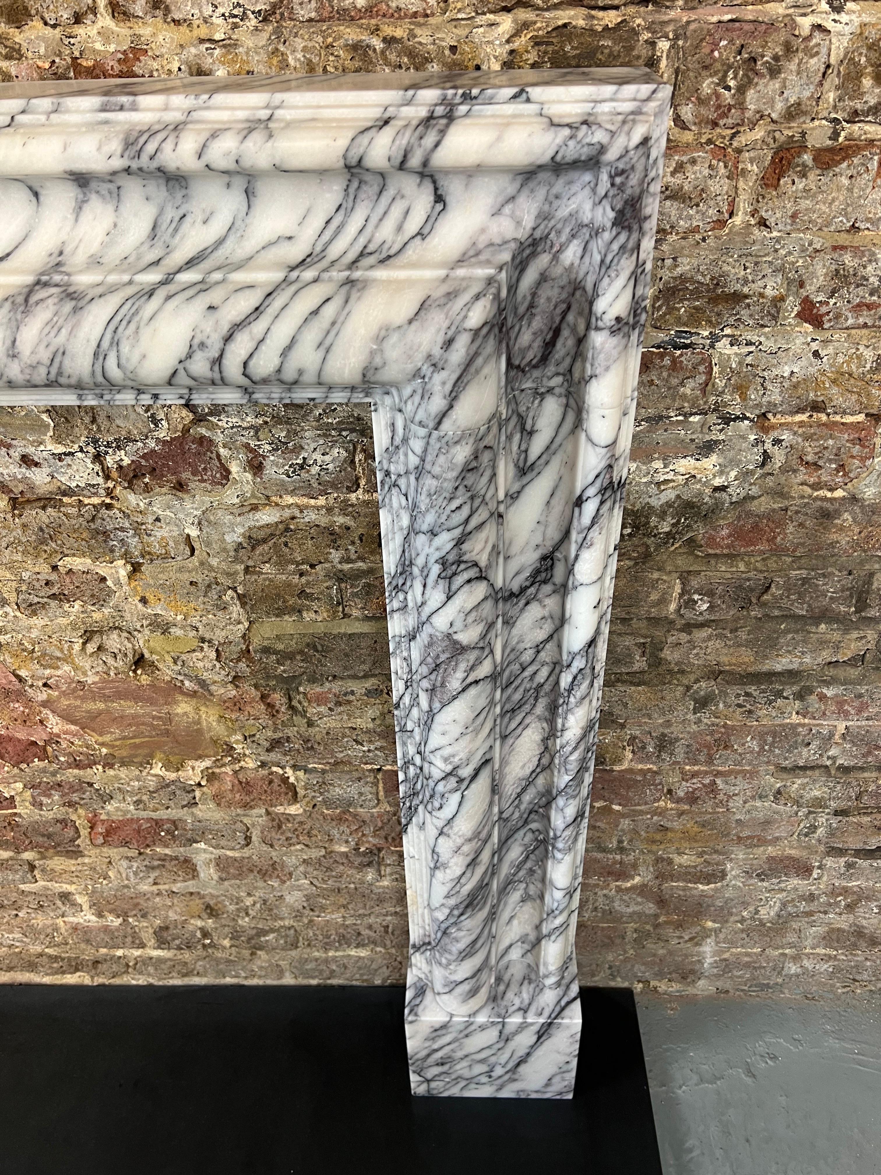 Georgian Style Bolection Marble Fireplace Mantlepiece 6