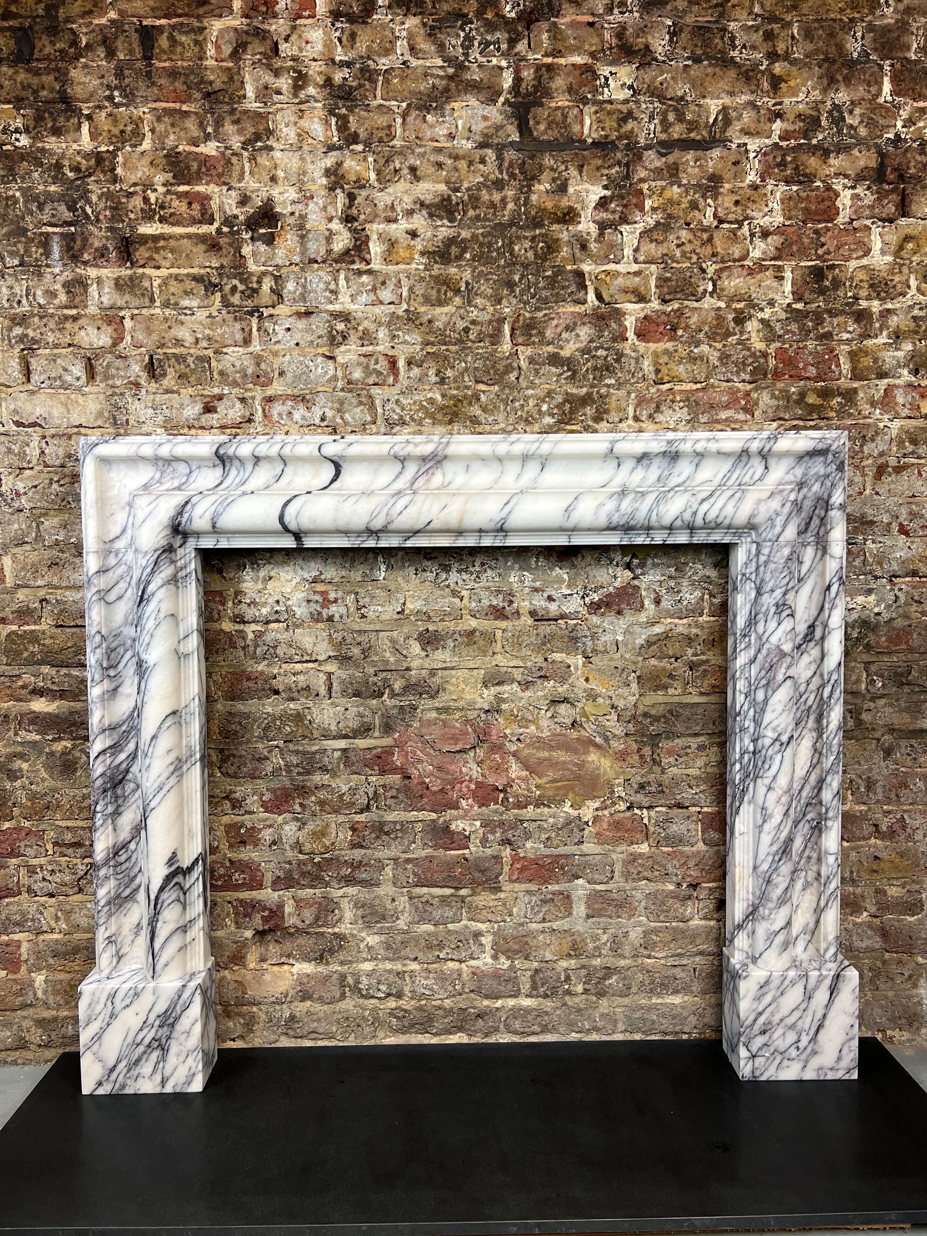 Georgian Style Bolection Marble Fireplace Mantlepiece 7