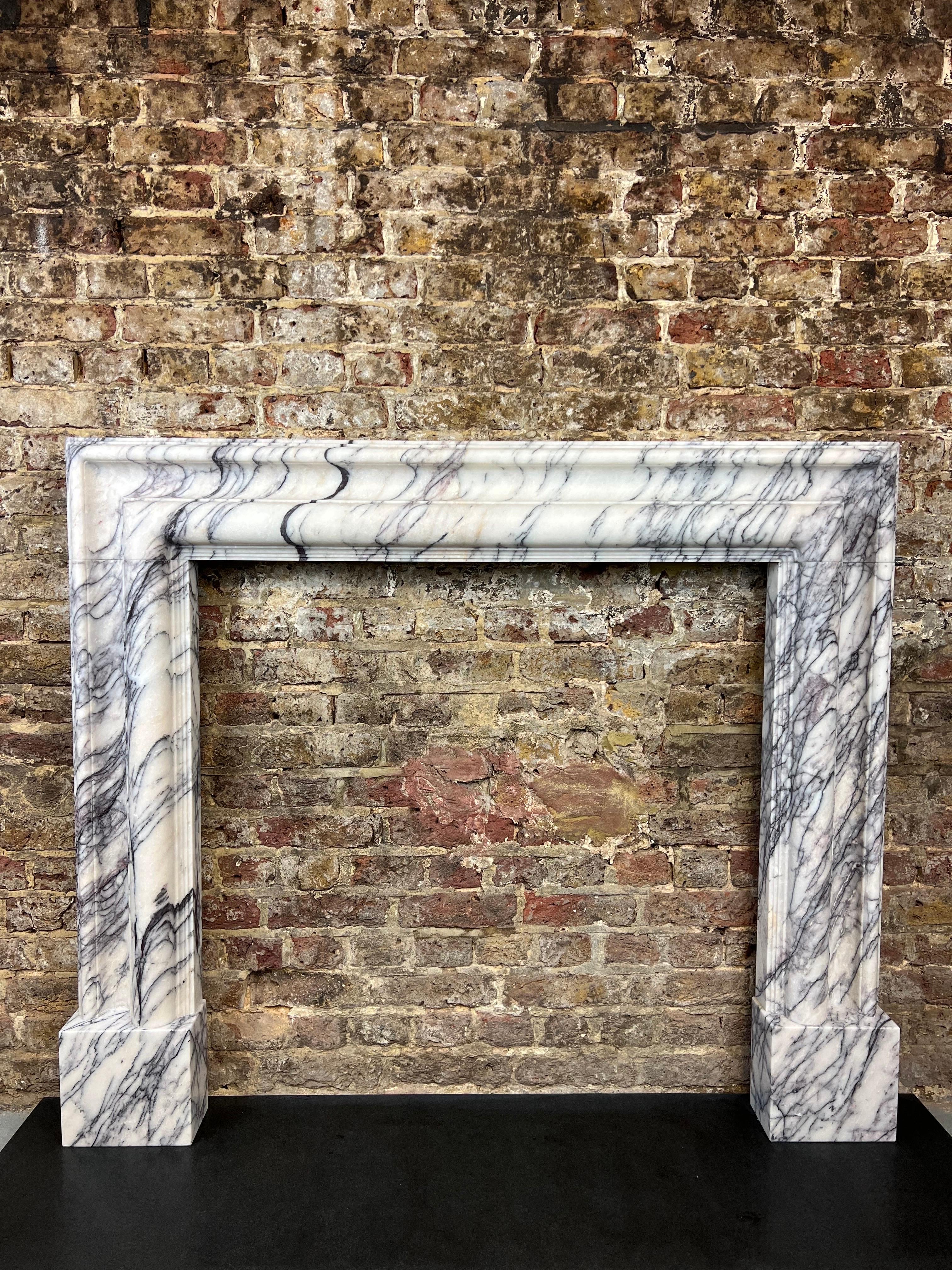Georgian Style Bolection Marble Fireplace Mantlepiece 9
