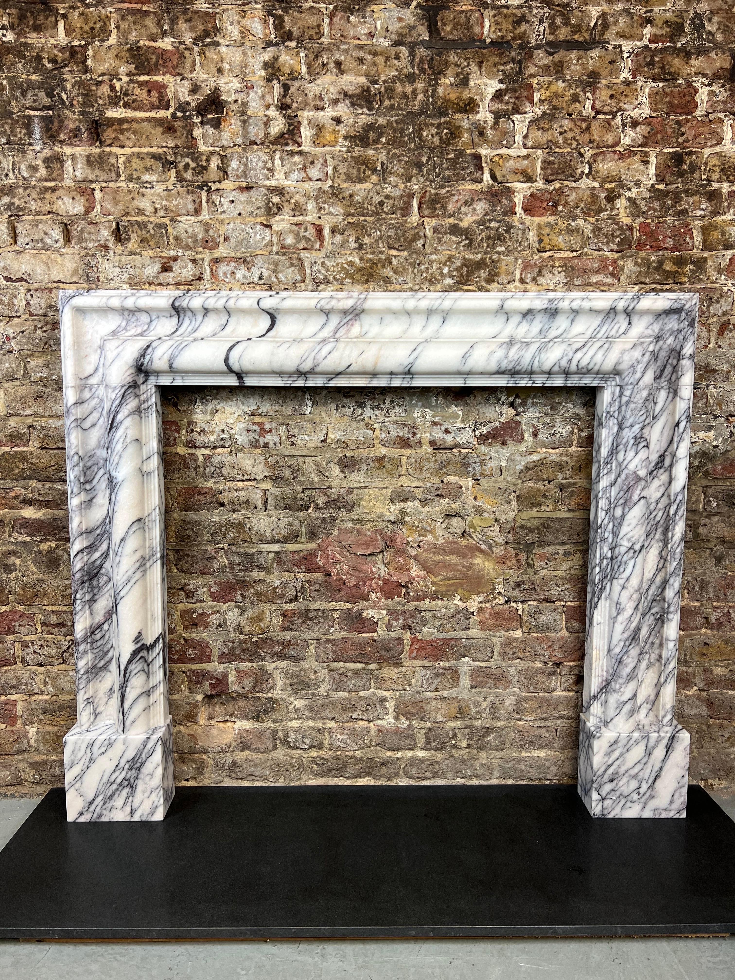 Georgian Style Bolection Marble Fireplace Mantlepiece 10