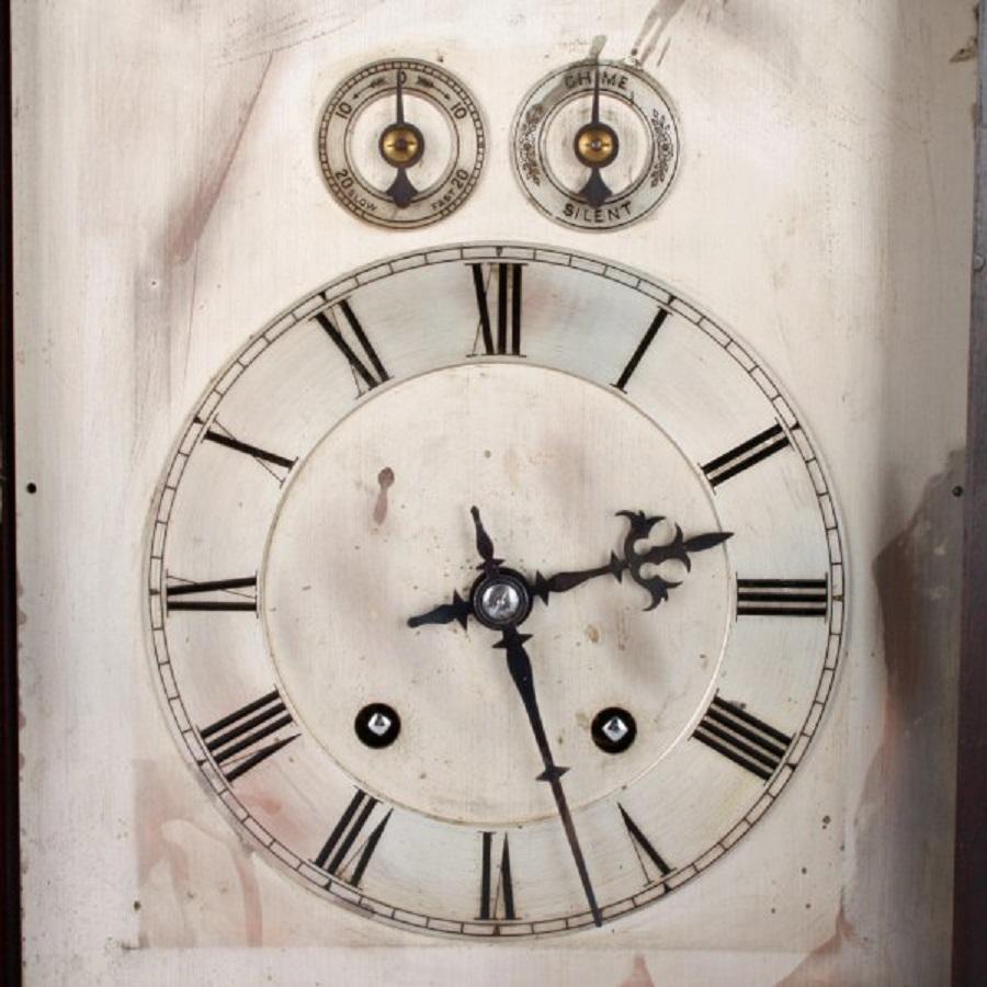 European Georgian Style Bracket Clock, 19th Century For Sale