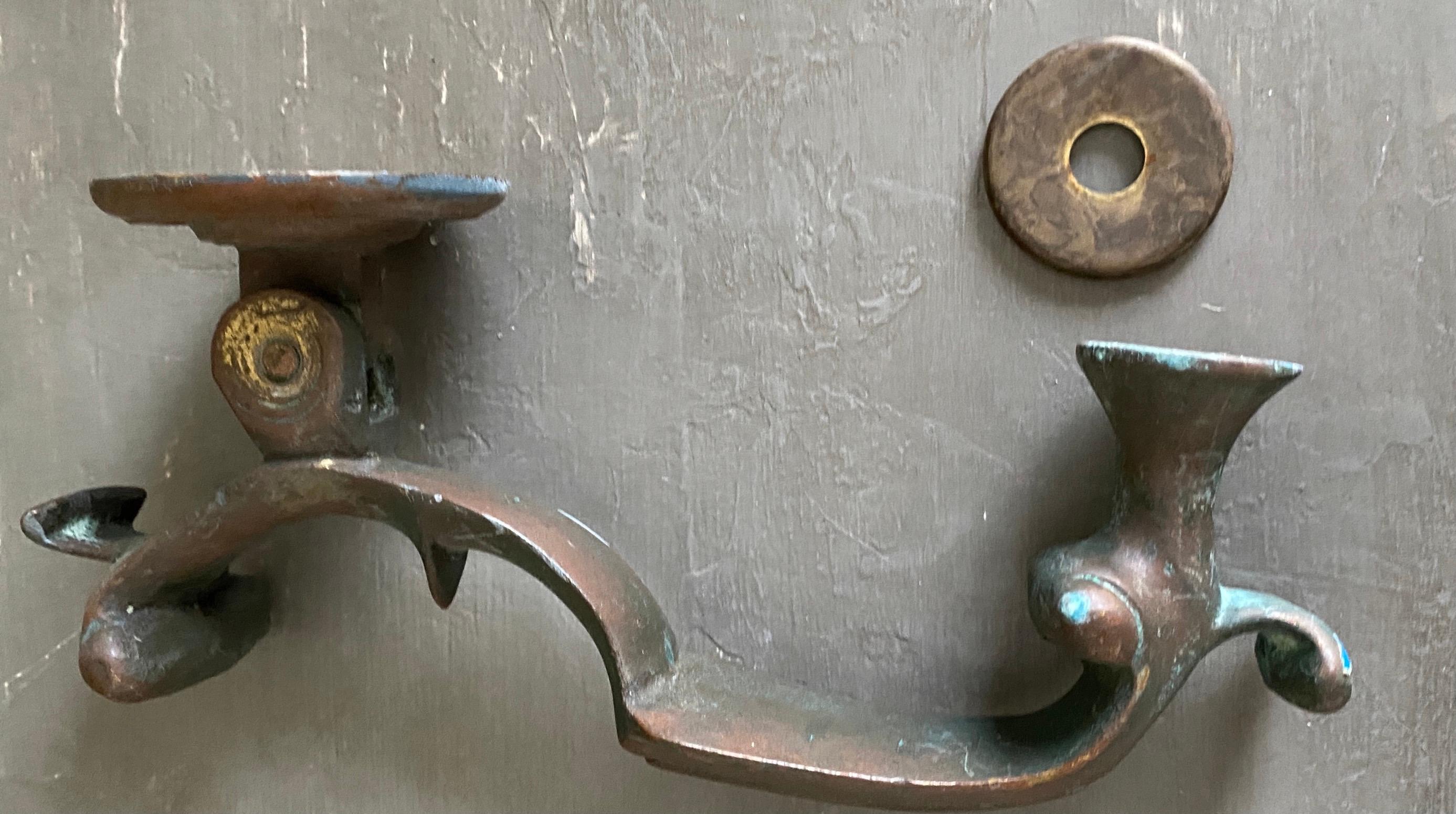 Georgian Style Brass Doctor's Door Knocker 1