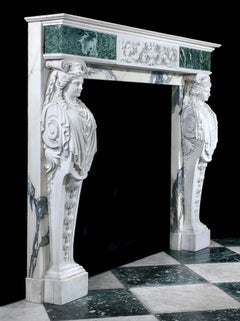Georgian Style Caryatid Fireplace
