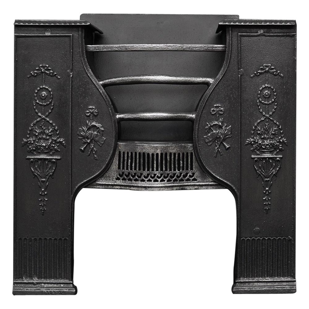 Georgian Style Cast Iron Hob Grate For Sale