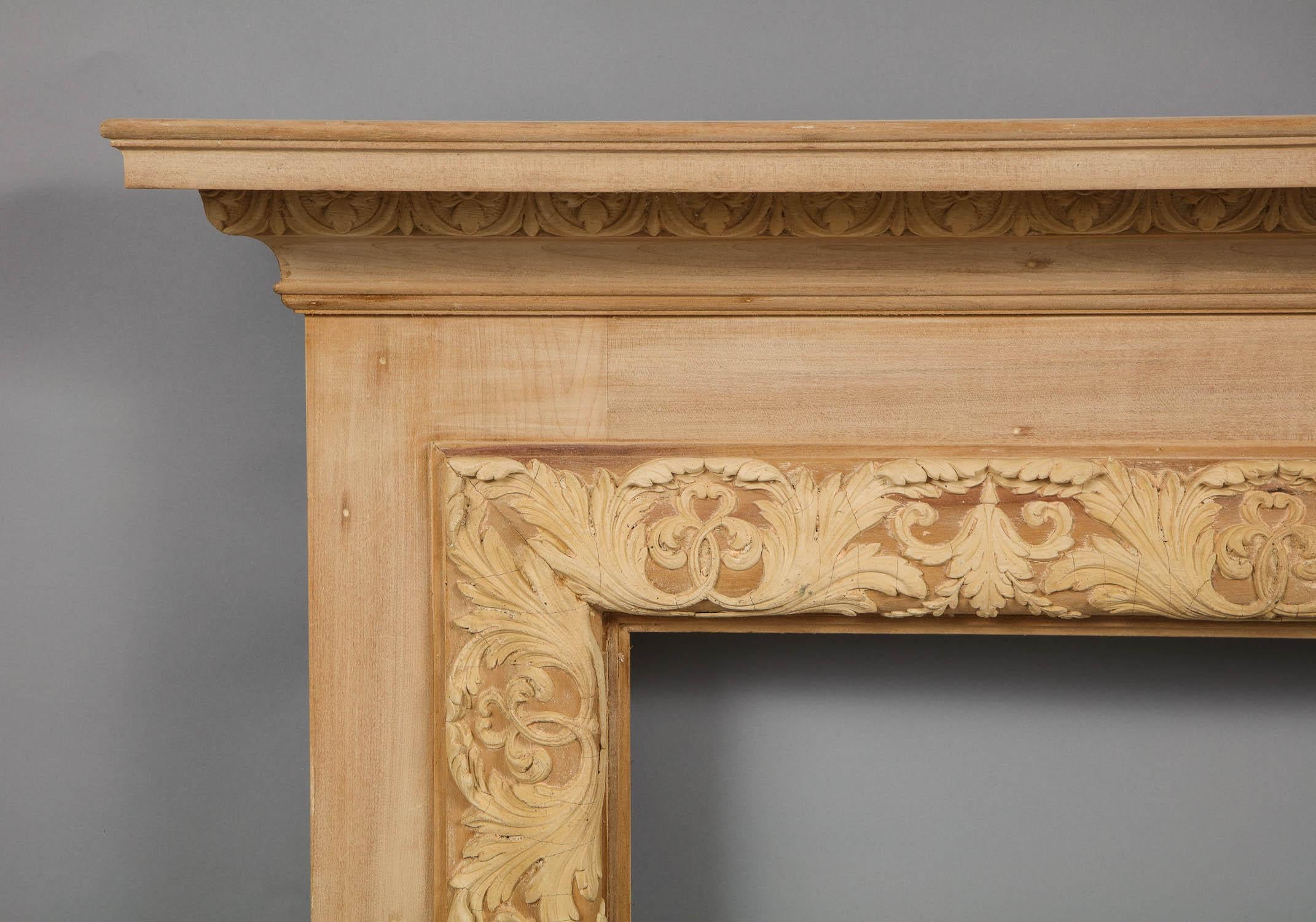 Georgian Style Chimneypiece In Good Condition For Sale In Greenwich, CT