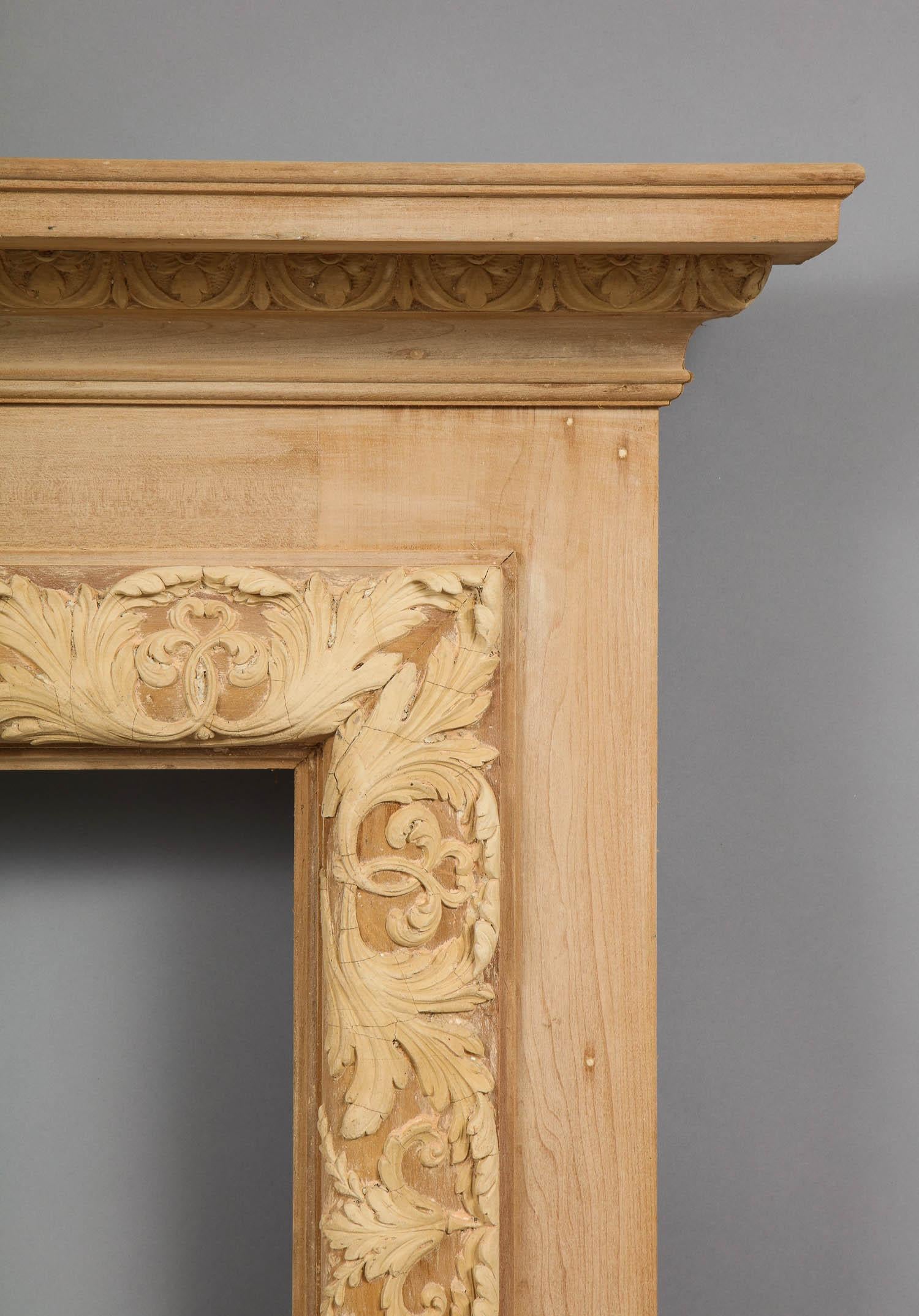 Composition Georgian Style Chimneypiece For Sale