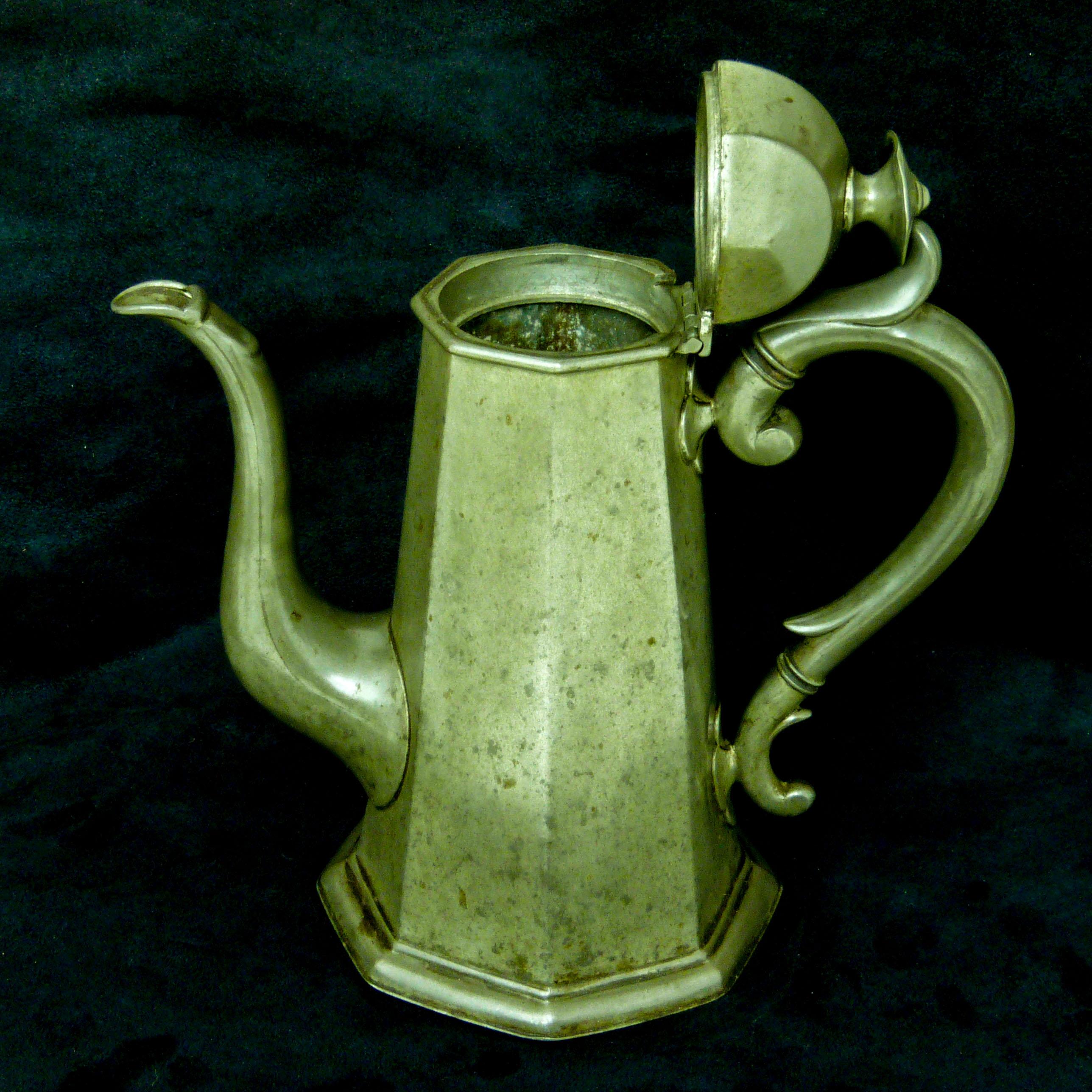 Metalwork Georgian Style Coffee Pot For Sale