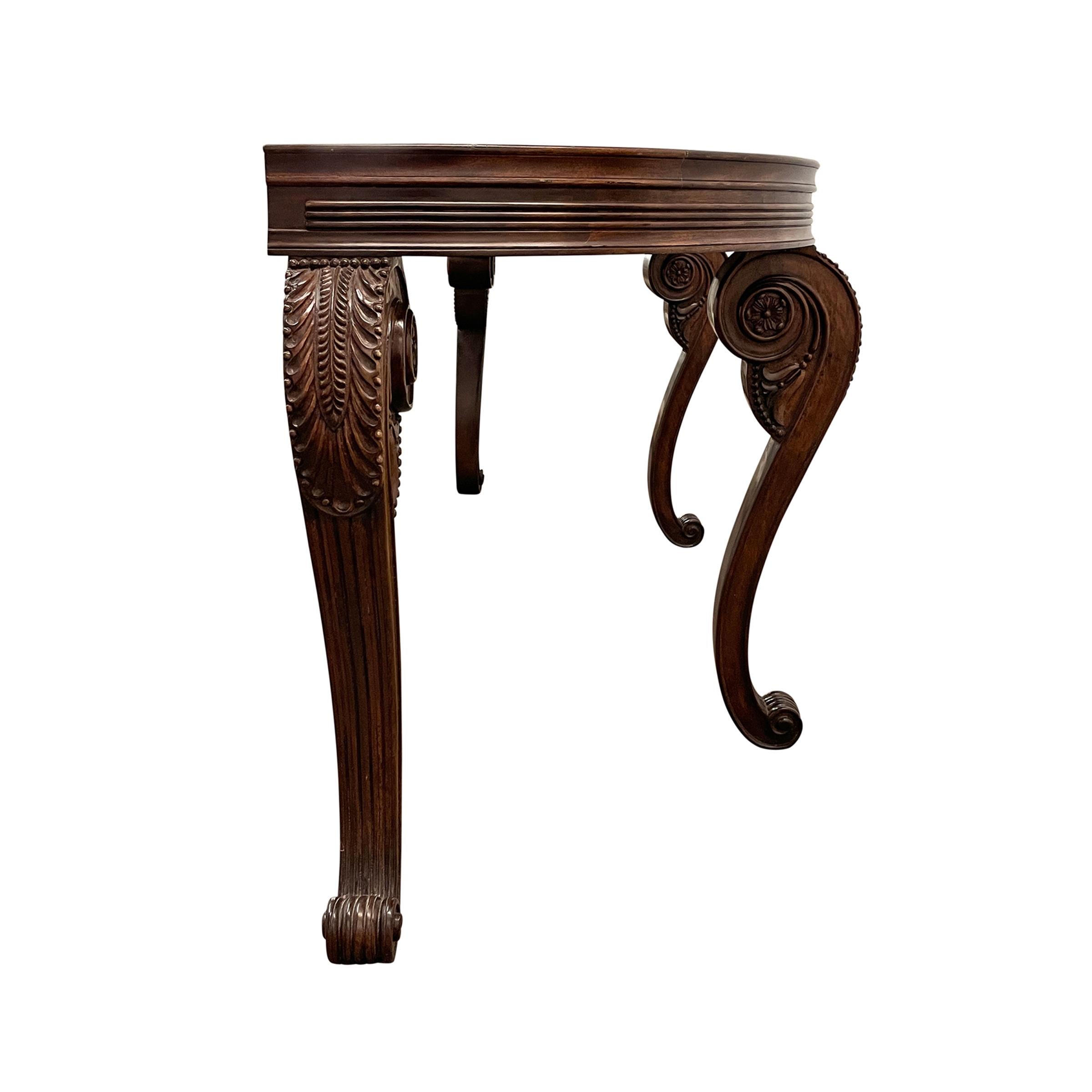 20th Century Georgian-Style Console Table For Sale