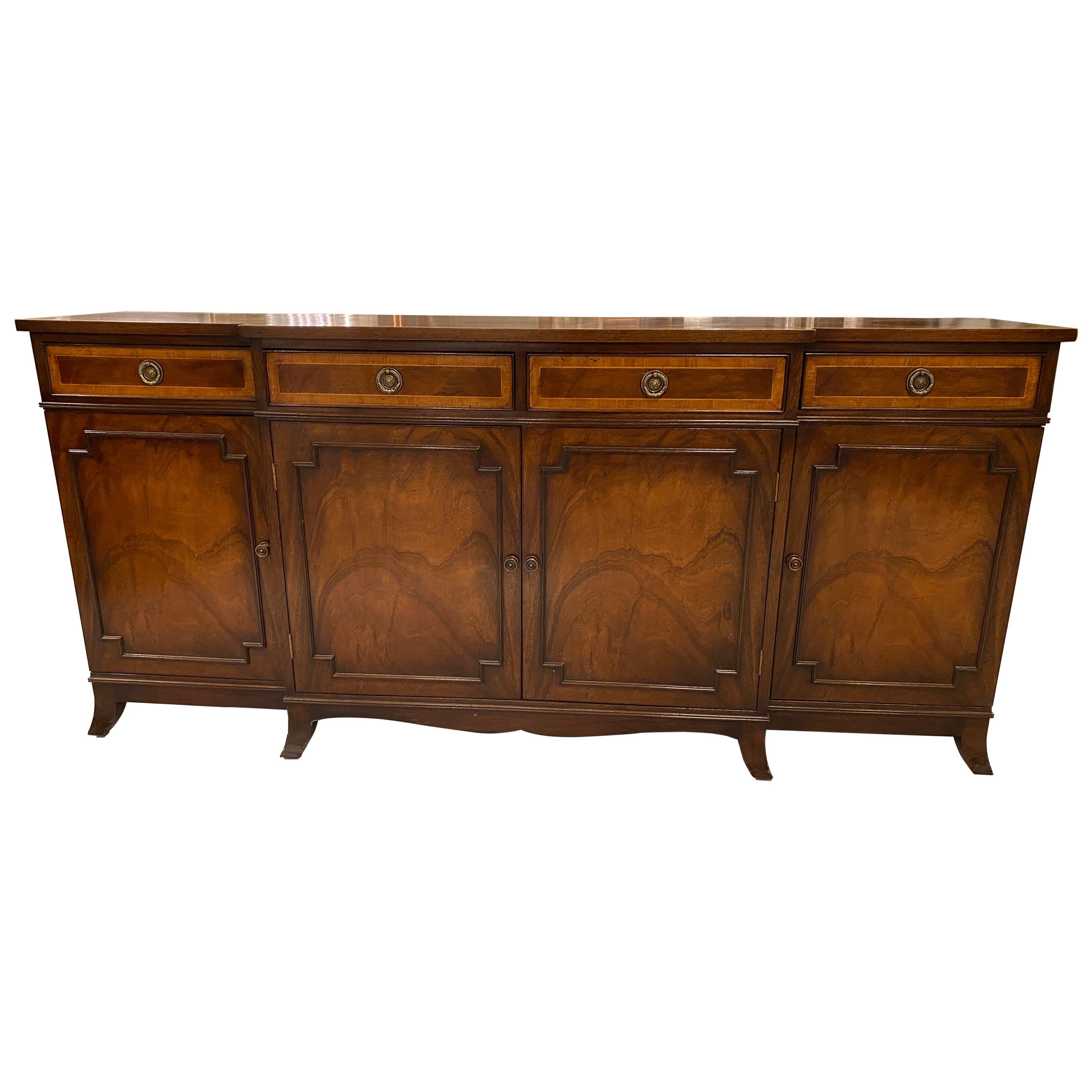 Antique Solid Mahogany Sideboard Buffet by Drexel at 1stDibs