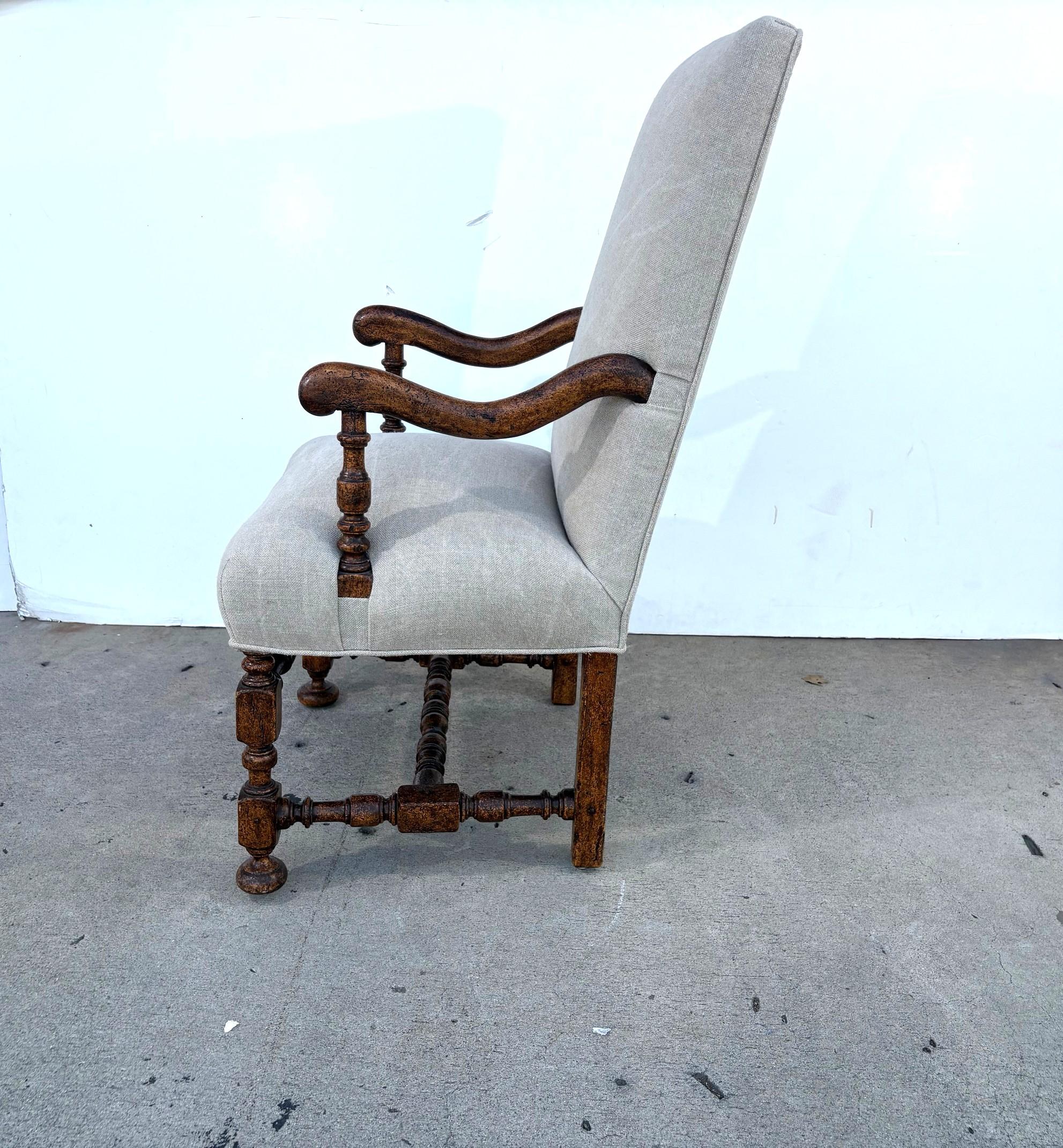 Wood Georgian Style Dining Chairs Set Of 8 For Sale