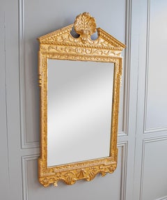 Georgian Style Giltwood Mirror hand carved in solid wood