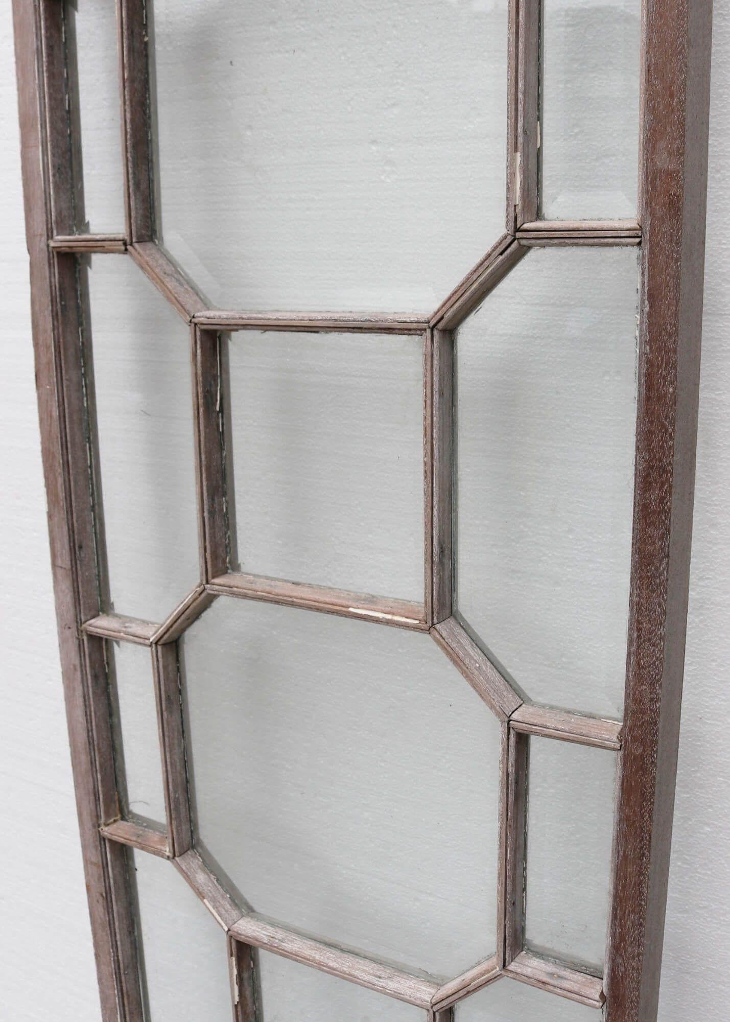 19th Century Georgian Style Glass Panel with Astral Glazing
