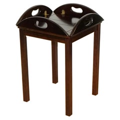 Georgian Style Hardwood Butler
s Tray Coffee Table