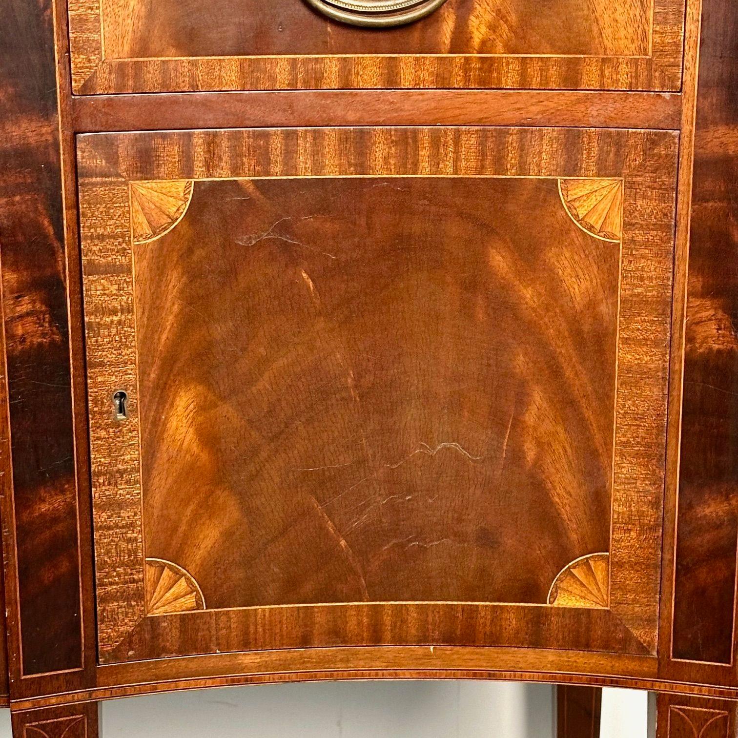 Georgian Style Hepplewhite Mahogany Cabinetmaker Sideboard, Documentation, 1931 For Sale 8