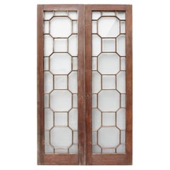 Antique Georgian Style Internal Double Doors with Astral Glazing