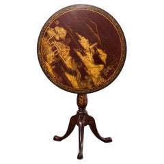 Mesa de centro basculante japonisme lacada estilo georgiano