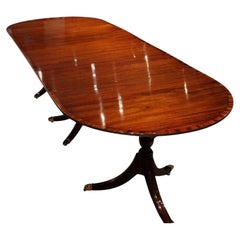 Georgian style mahogany 12 seat dining table