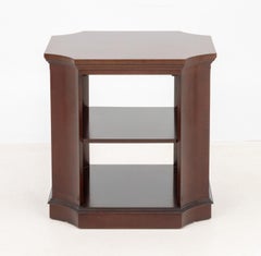 Georgian Style Mahogany 2-Tier Side Table