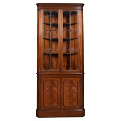 Credenza angolare in mogano in stile georgiano