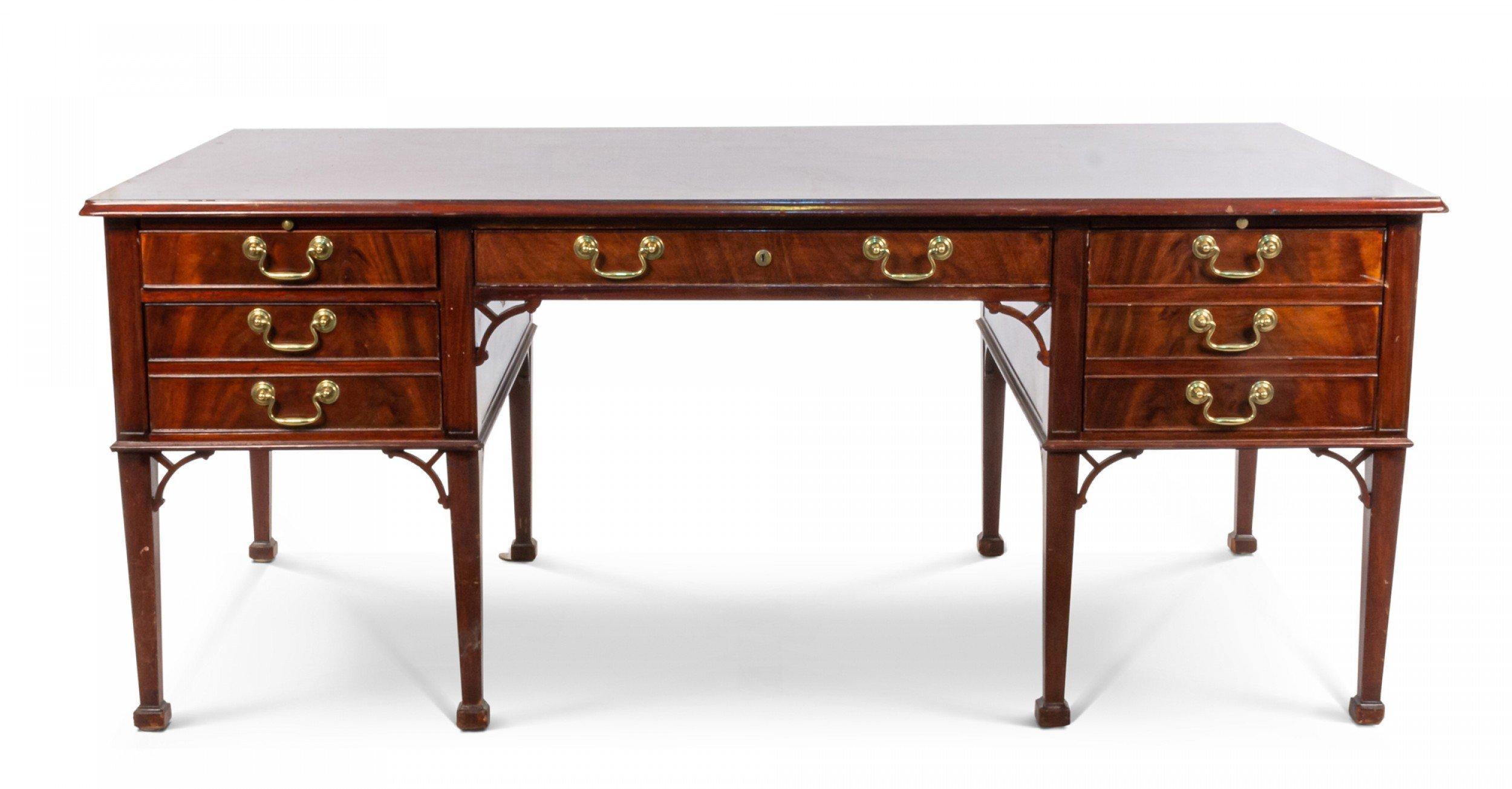 Georgian Style Mahogany Desk 2