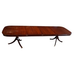 Georgian style mahogany dining table