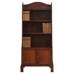 Libreria aperta in mogano in stile georgiano