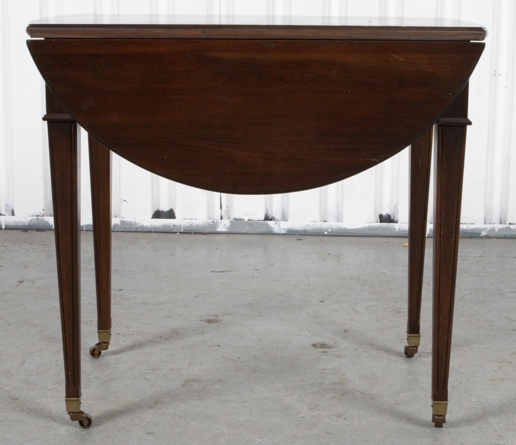 English Georgian Style Mahogany Pembroke Table For Sale