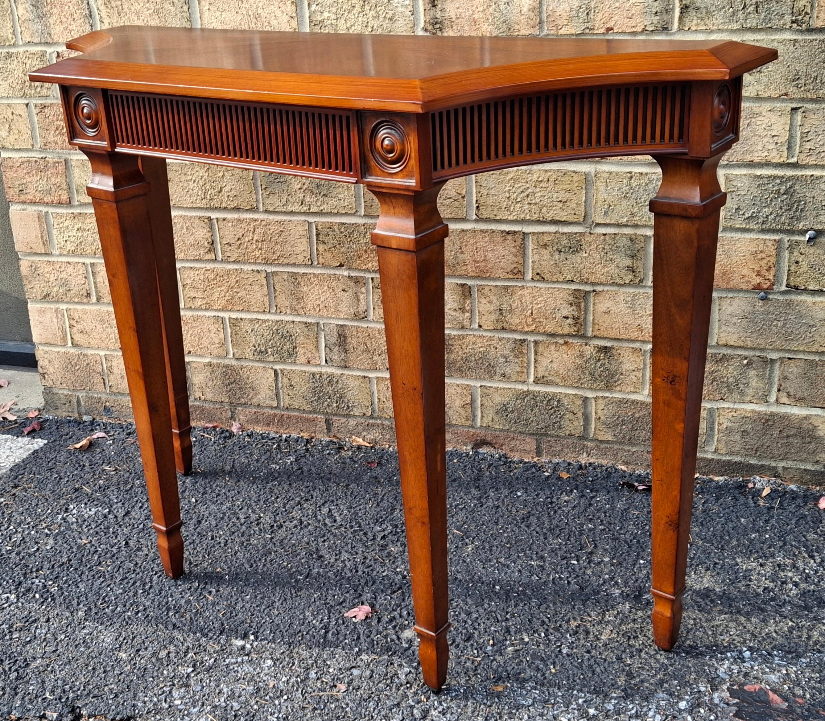 Console à un tiroir en acajou de style géorgien en vente 2