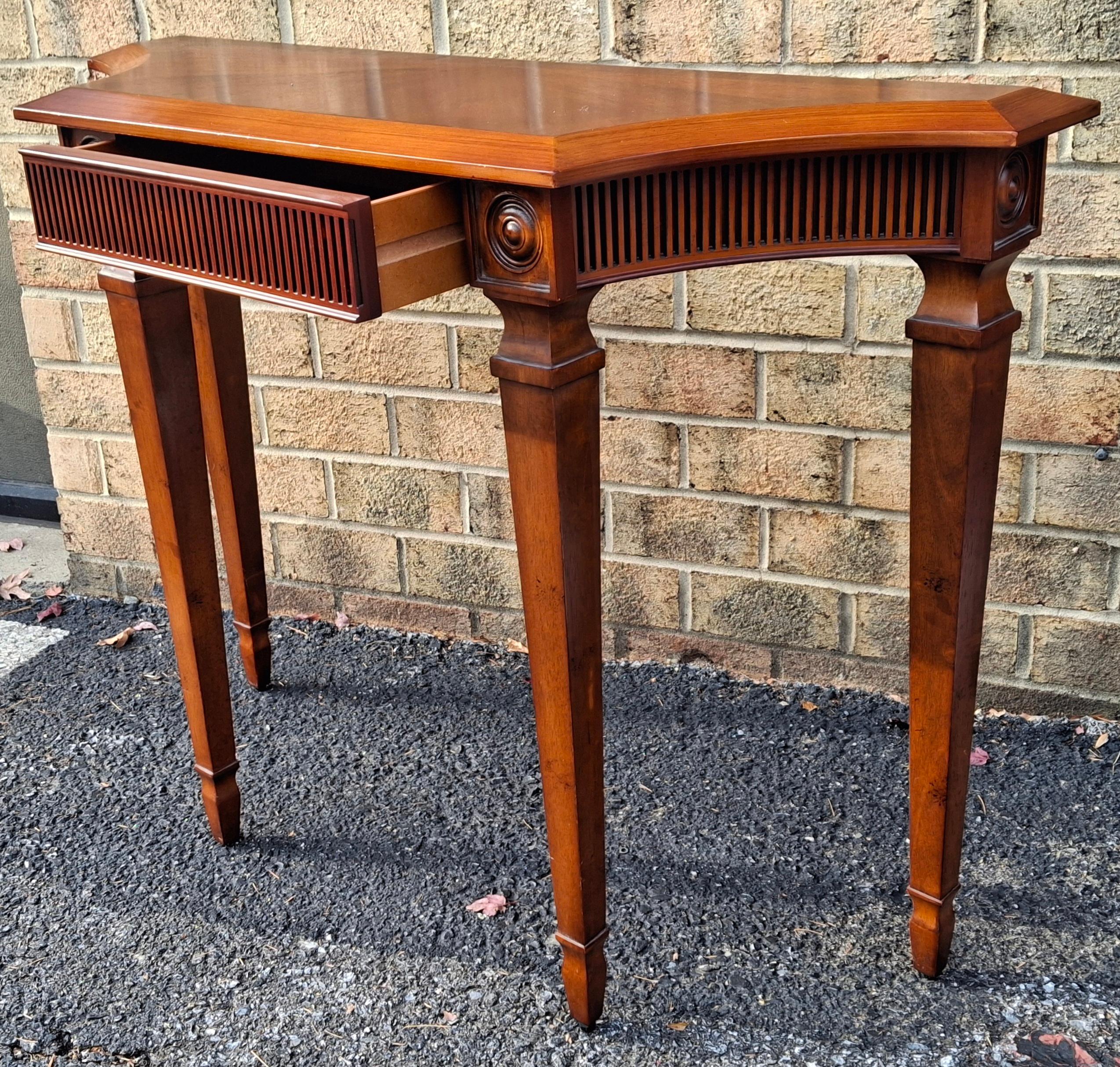 Console à un tiroir en acajou de style géorgien en vente 3