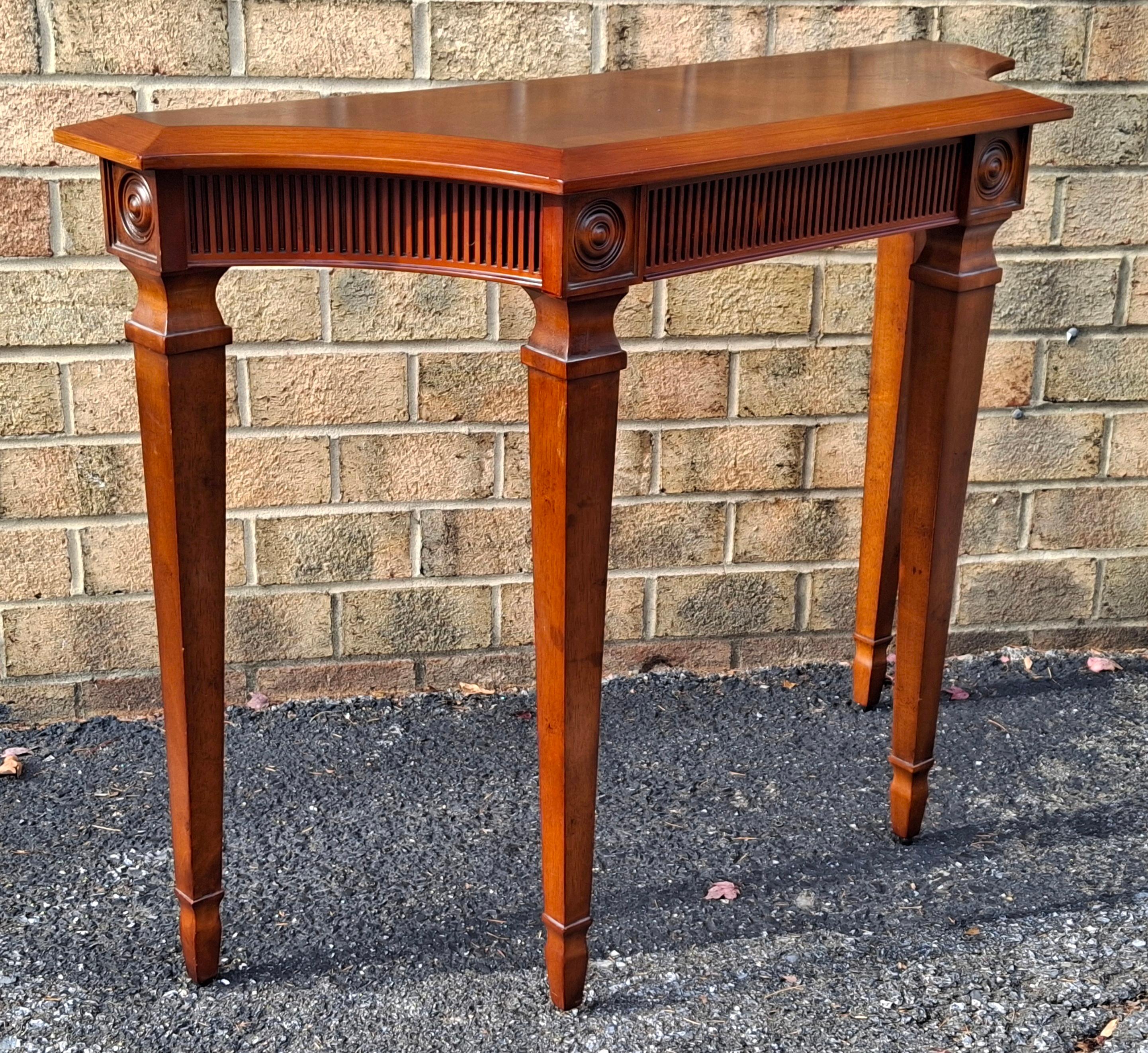 Console à un tiroir en acajou de style géorgien en vente 4