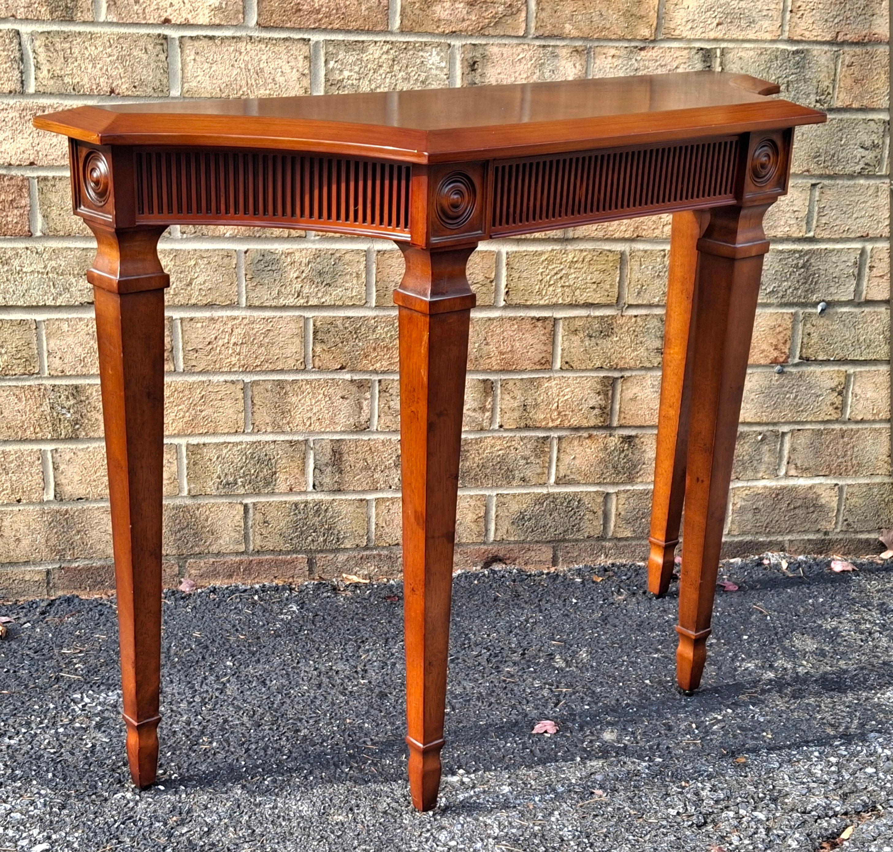 Console à un tiroir en acajou de style géorgien en vente 5